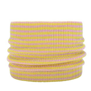 条纹脖套发带头巾凹造型面巾春秋头饰套头围巾针织百搭纯色护颈潮