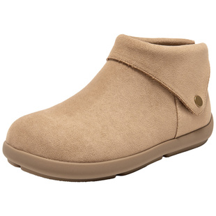 大东官方勃肯短靴女2026新款冬季鞋子复古加绒靴子棉靴雪地靴女款