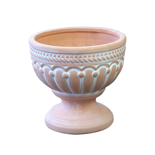 北欧小陶土种植盆简约透气多肉绿植花园阳台百搭兰花红陶花盆摆件