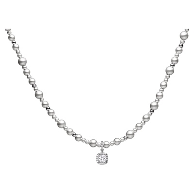 李沁同款何方hefang气泡方糖项链