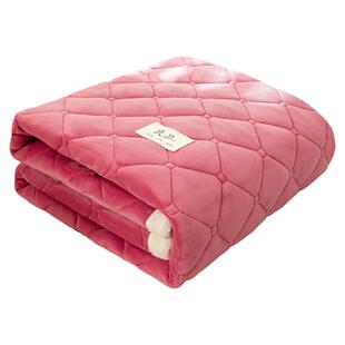 高端A类牛奶绒夹棉保暖床垫防滑宿舍家用单双人120x200x220软垫子