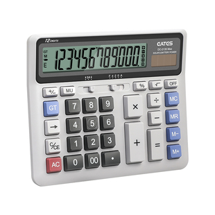 财务计算器2135办公用大号语音计算机太阳能双电源财务会计专用记算器电脑大按键大屏幕多功能计算机官方正品