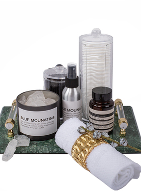 卫生间托盘北欧摆件轻奢软装饰品