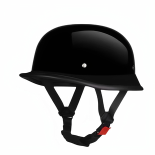 A类新国标M35摩托车头盔男夏季轻便复古大兵盔机车瓢盔半盔巡航盔