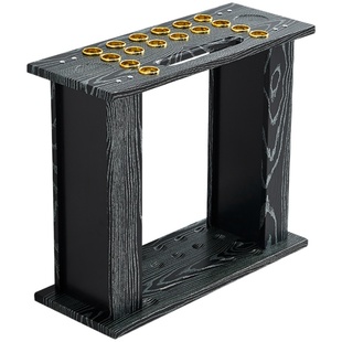 台球杆架杆放置架靠杆器架杆台球架桌球杆架子支架落地式16孔杆架