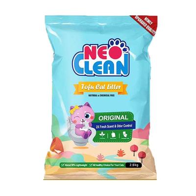 天净neo豆腐猫砂原味2.5kg*6包绿茶除臭低尘猫沙3.0颗粒豆腐渣砂