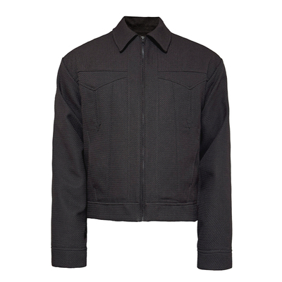 JCAESAR JACKET 红暗纹夹克 提花肌理 丰富结构线 YKK拉链 短合体