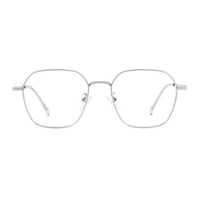 【免费配度数】佐川一镜多用时尚多边形防蓝光镜女修容显瘦眼镜男