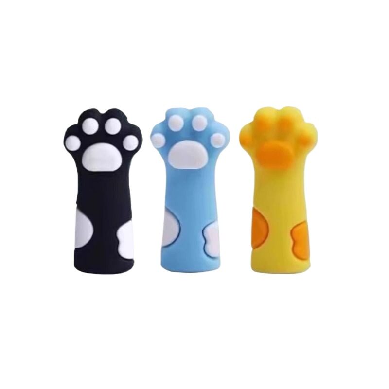 铅笔帽铅笔头保护套猫爪铅笔套铅笔延长器笔盖小学生一年级幼儿园初学者专用软硅胶儿童女孩铅笔盖笔冒延长器