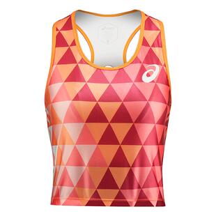 赞助运动员同款！田径精英Asics女子专业训练背心田径分体比赛服