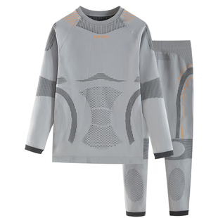 儿童滑雪速干衣女童运动内衣裤排汗抗菌男童秋冬蓄热保暖内衣套装
