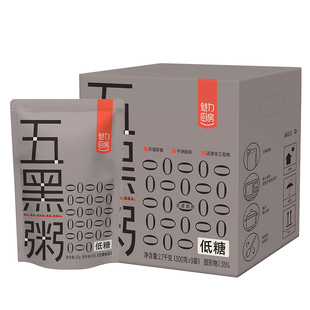 魅力厨房五黑粥300g*12袋方便速食粥免煮即食代餐粥礼盒装送礼