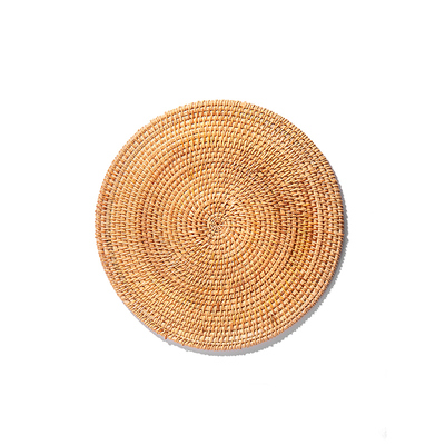 古法工艺双面可用纯手工编织藤垫