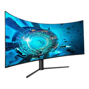 泰坦军团34英寸4K144Hz显示器游戏电竞曲面带鱼屏C34CHR电脑屏幕