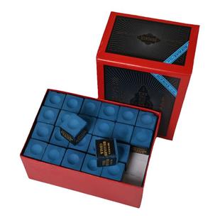 宾士域巧克粉蓝钻油性巧粉台球杆擦枪粉台球用品黑八擦粉桌球配件