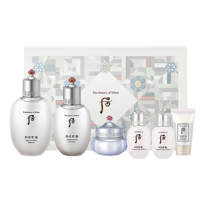 whoo后雪玉凝美白套盒6件套礼盒