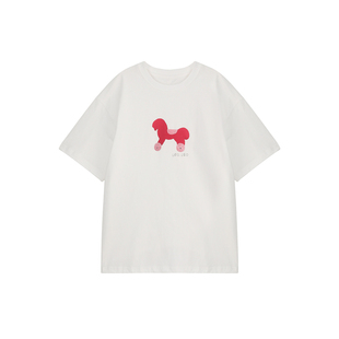 LEOHAPPY女童长袖t恤纯棉儿童打底衫女孩白色短袖T恤大童休闲上衣