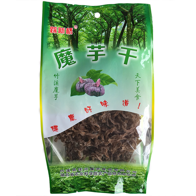 竹溪特产踩新桥魔芋干货素毛肚魔芋豆腐零食品雪魔芋丝条爽素食