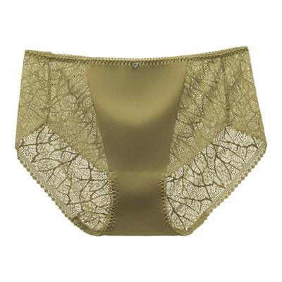 蕾丝内裤中腰大码性感高弹内裤