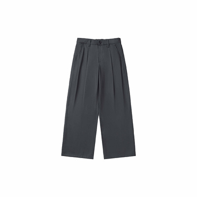 VMCL基础立体双褶抗皱A字廓形垂感休闲西裤男女四季可穿vermicell