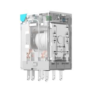 凯昆KACON中间继电器220v交流24v12v直流电磁式微小型8脚14脚底座