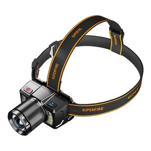 神火头灯2025新款强光夜钓鱼专用充电超亮长续航头戴式照明手电筒