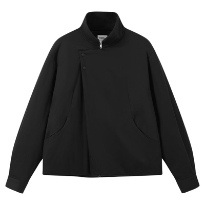 MOSEALAND斜门襟立领棉衣外套