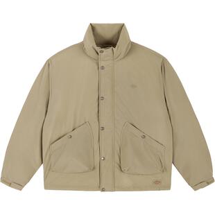 Dickies帝酷适25秋冬弧形大口袋防泼水工装风夹克羽绒服男女情侣
