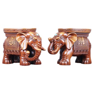 大象凳摆件落地客厅换鞋凳创意动物坐凳办公室茶几乔迁开业礼品