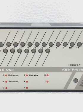 ABB PROCONTIC CS 31 ICSK20F1 I/O REMOTE UNIT FPR3327101R0206