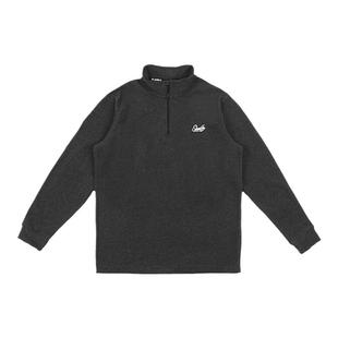 SLAMBLE秋冬新款运动跑步摇粒绒立领套头衫男拉链热身服训练上衣