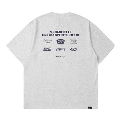 VMCL后背运动元素小徽章短袖T恤