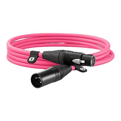 【日本直邮】Rode罗德 麦克风电缆 优质XLR电缆‎ 3m 粉色  XLR3M-