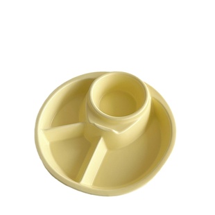 穆尼 ins分餐盘分格减食分食餐盘家用早餐陶瓷定量餐具盘子分隔盘