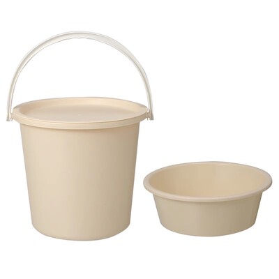 水桶加厚塑料带盖手提储水桶