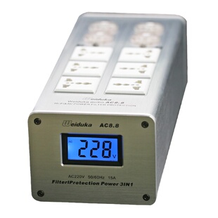Weiduka AC8.8电源净化器220v直流滤波器排插发烧音响电源插座