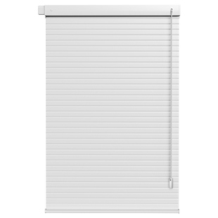 美尔耐挡板遮光L型铝百叶窗帘免打孔卫生间浴室厨房厕所窗户遮挡