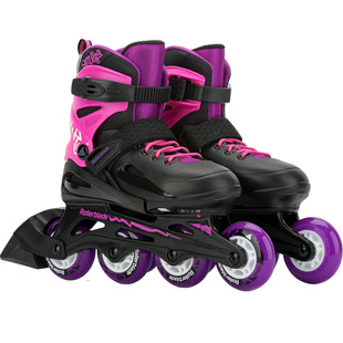 Rollerblade儿童溜冰鞋轮滑鞋儿童全套装可调旱冰鞋直排可调fury