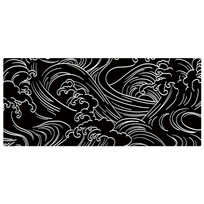 波浪线条超大尺寸鼠标垫