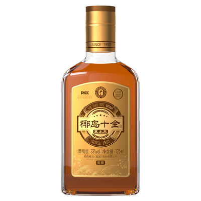 椰岛十全酒西洋人参125ml*10