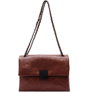 高级质感小包包女2025新款时尚菱格链条斜挎包春夏复古腋下邮差包