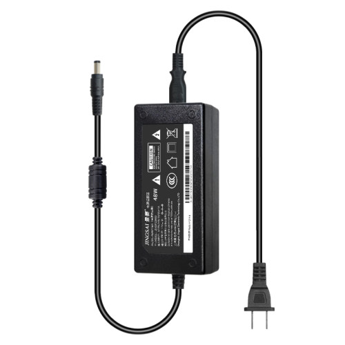 景赛24V2A电源适配器24V八字孔适用于米家佳能cp1500打印机电源线净水机水泵圆口配线电源变压器JS-60P240200