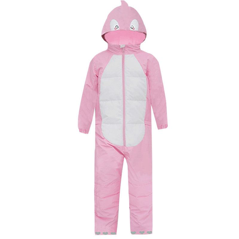 菲比小象儿童连体滑雪服户外棉服