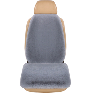 冬季汽车坐垫冬毛绒加厚保暖座位垫子后排座椅主驾驶单片汽车座垫
