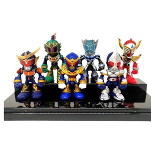 散货6款假面骑士人偶摆件 蒙面超人公仔车载模型儿童玩具圣诞礼物