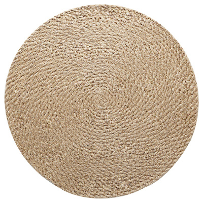 原生态黄亚麻防烫家用隔热垫草编