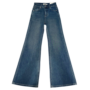 iez91523加绒微喇牛仔裤女款裤子2025新款今年流行爆款显瘦喇叭裤