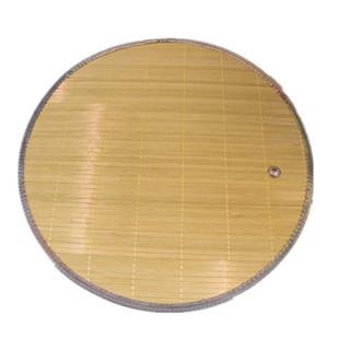 双面加厚竹制饺子帘圆垫盖帘家用圆形竹盖垫放饺子托盘饺子帘包邮