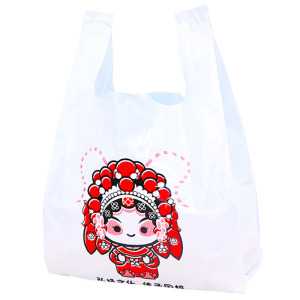 卡通透明塑料袋子商用打包购物袋