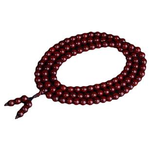 正宗小叶紫檀佛珠手串108颗男女士老料满金星2.0檀香木质手链念珠